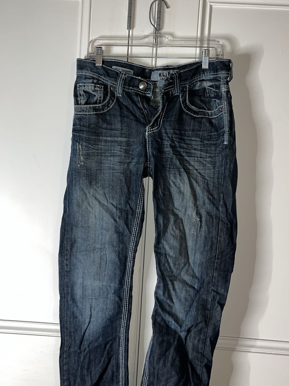 Dark Wash Men’s Jeans - Classic Straight Fit